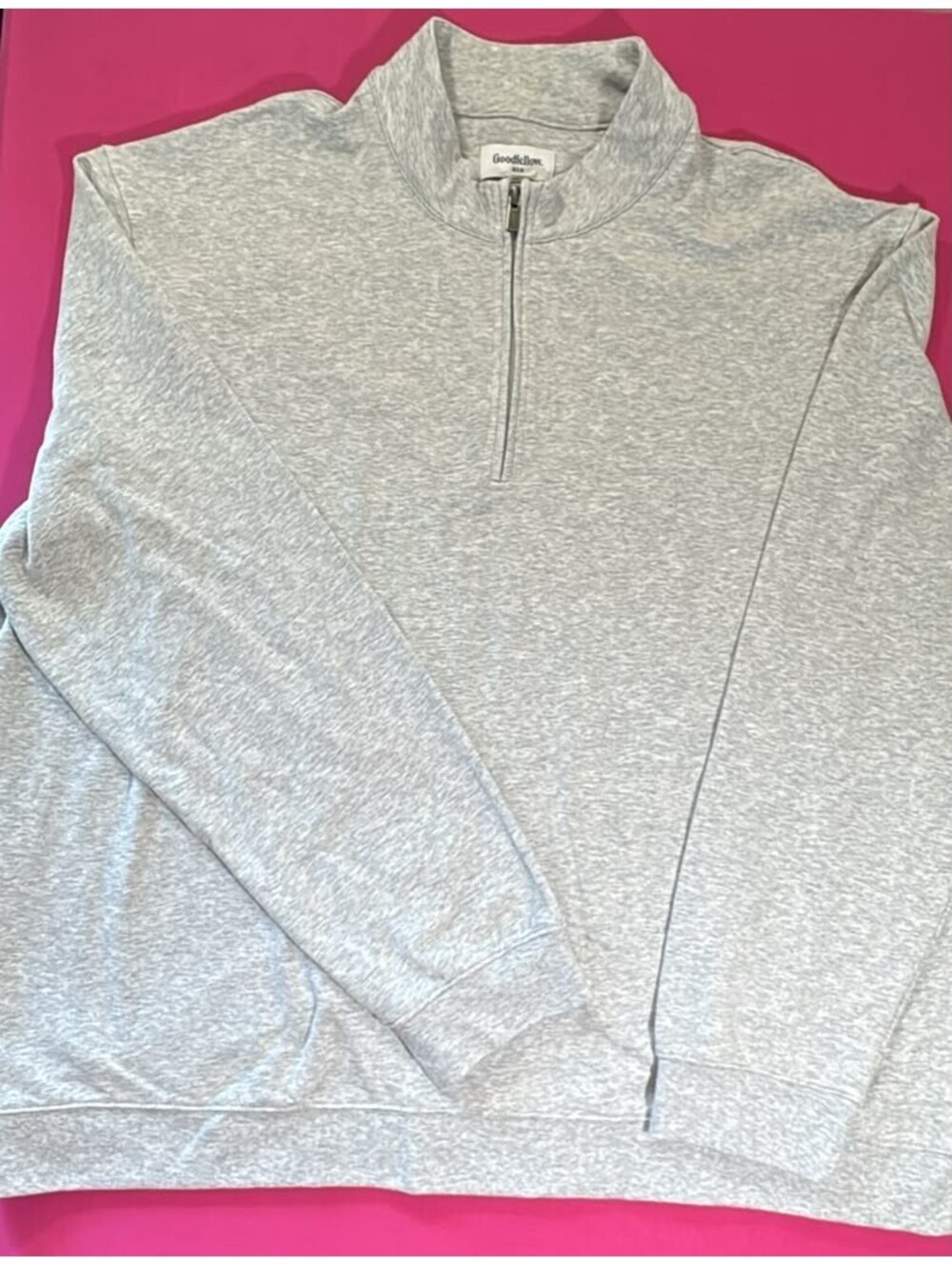 Goodfellow & Co Quarter Zip Pullover – Gray Comfort Wear Collection Size XXL
